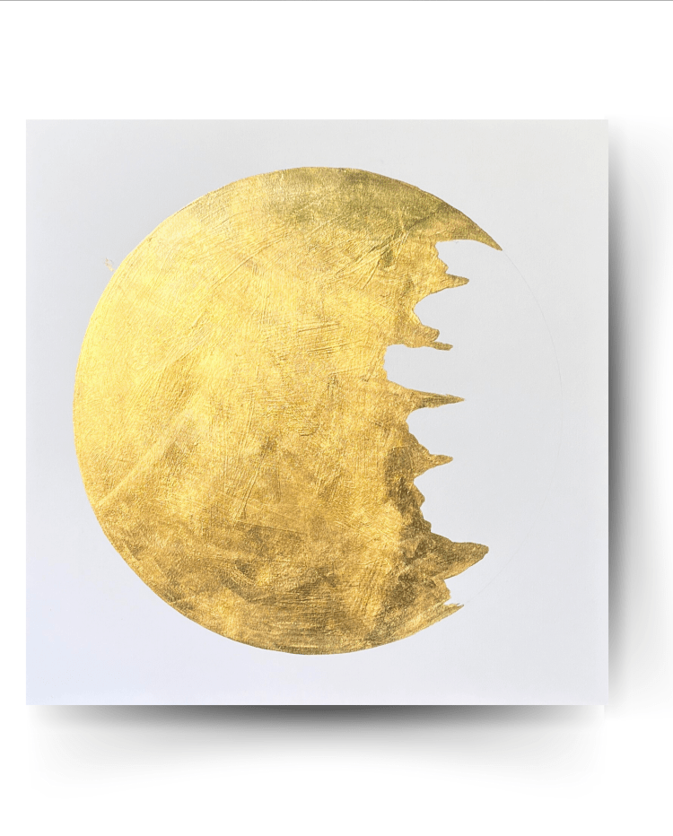 Mixed Media Drawing by Fine Artist Debbie New from the series of artworks entitled 'The Circle' . This drawing artwork forms part of her Master of Arts Degree Artworks entitled Encounters with the Cosmos.